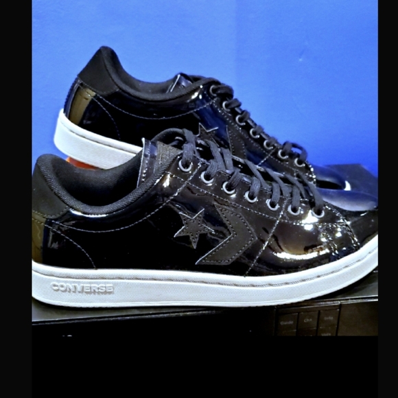 converse patent leather sneakers